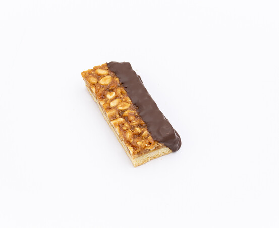 Erdnuss Caramel Schnitte