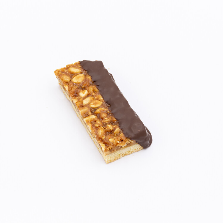 Erdnuss Caramel Schnitte